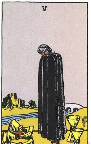 Tarot Symbols Five of Cups