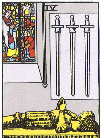 Tarot Symbols Four of Swords