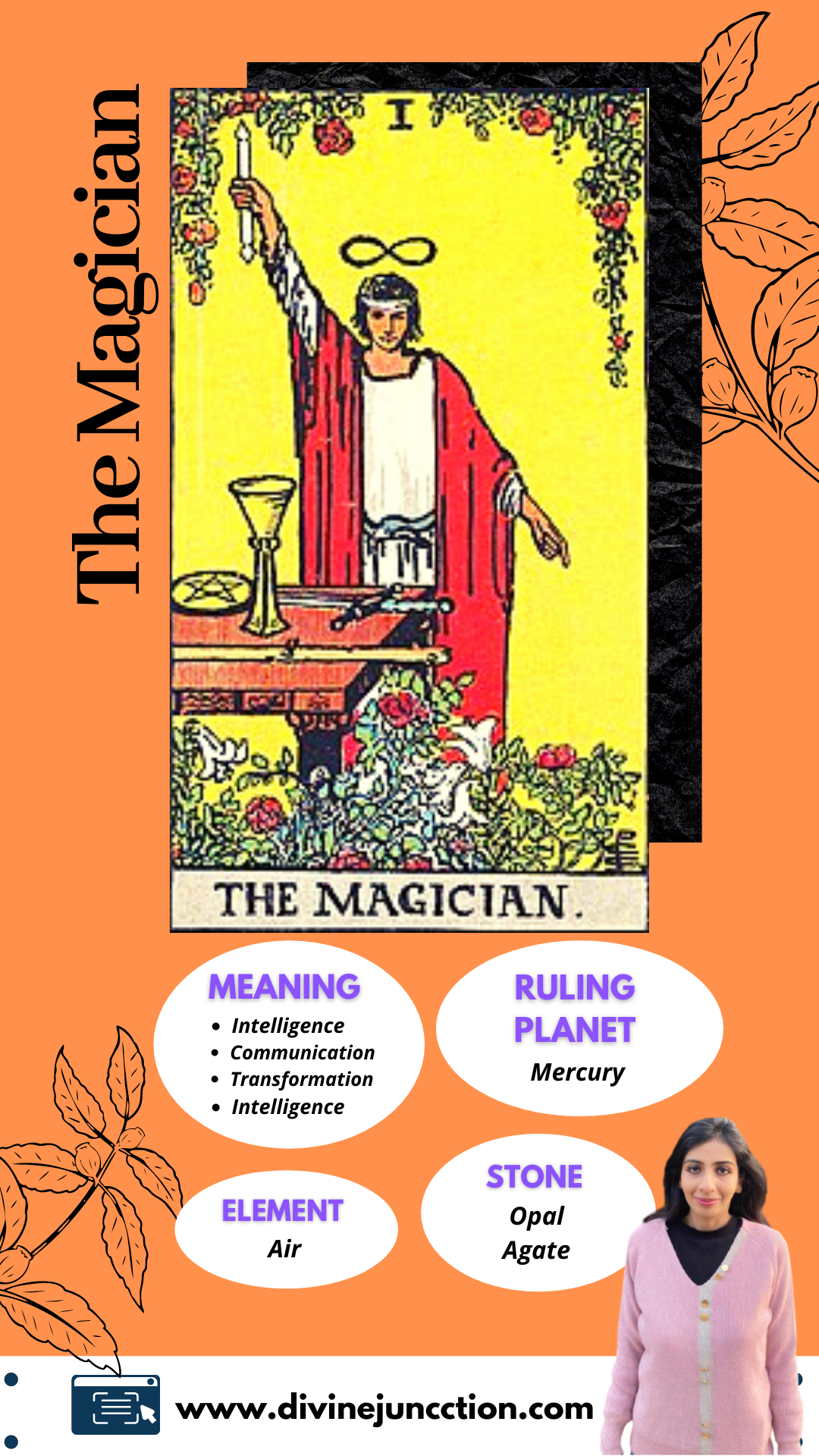 Specialitet uddannelse Korn The Magician Tarot Card (Number 1) – Your Guide To Know It All - Divine  Juncction