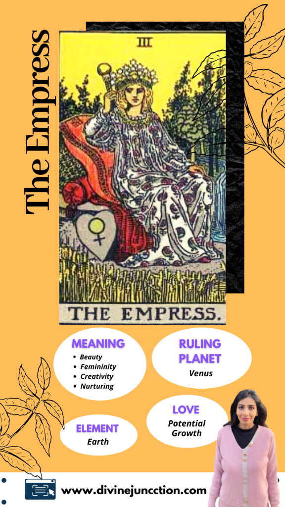 kapacitet Kalksten ubrugt The Empress Tarot Card (Number 3) – Beginners Guidebook - Divine Juncction